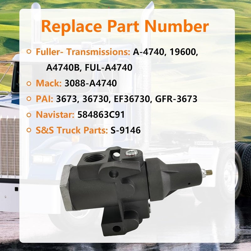 ZUVELLO A4740 Air Filter Regulator Valve Fit For Fuller A-4740 - Image 5